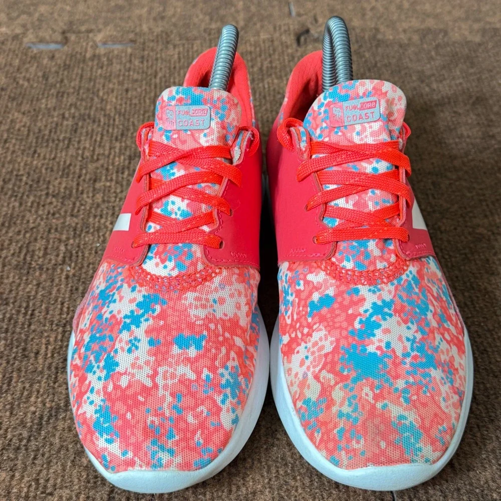New Balance FuelCore Coast v3 Pink Blue Camo Running‎ Shoes KJCSTMDY Womens 5 A+
